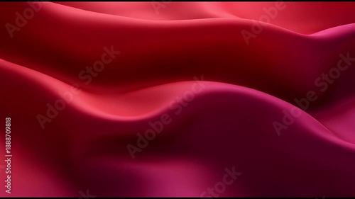 Elegant Red and Pink Flowing Silk Abstract Background