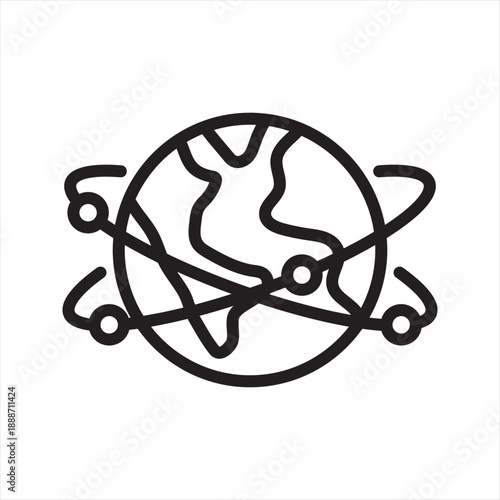 Tokenized Economy simple line icon