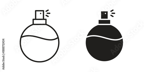 Perfume icon vector illustrations. vector glyph flat icons