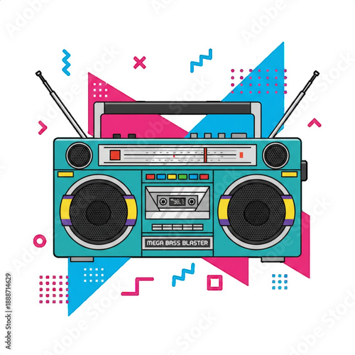 Professional Radio Host Speaking into Microphone in Studio