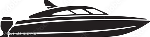 boat illustration silhouette