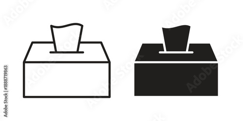 Tissue icon vector illustrations. vector glyph flat icons