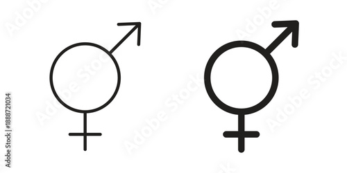 Unisex icon vector illustrations. vector glyph flat icons