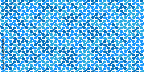 Abstract background color metaballs. Metaballs Seamless Pattern geometric wallpaper vector design.