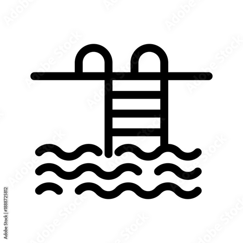 Swimming Pool from Lodging and Hotel Set