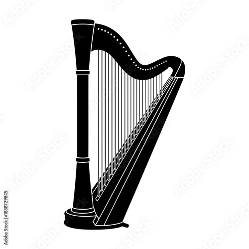 Silhouette of a White Horse Galloping with Flowing Mane and Tail running