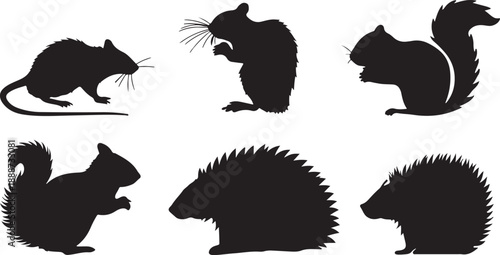 A striking black silhouette of a proud rooster in profile view