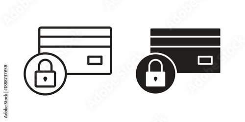 Credit limit icon vector logo design element. Vector emblem template.