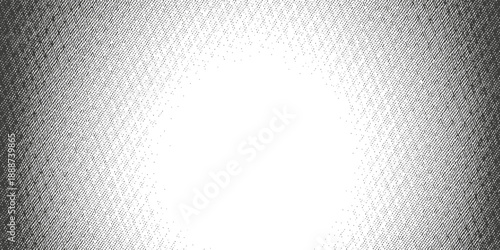 Monochrome halftone background with a gradient of dots creating a modern and minimalist design element EPS vector