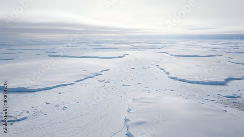 Arctic ice landscape 