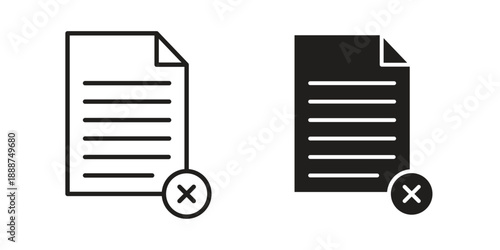 Paperless icon vector logo design element. Vector emblem template.