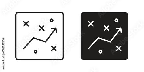 Tactical icon vector logo design element. Vector emblem template.