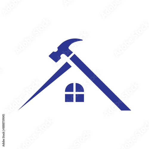 House Repair Construction Logo Vector Icon