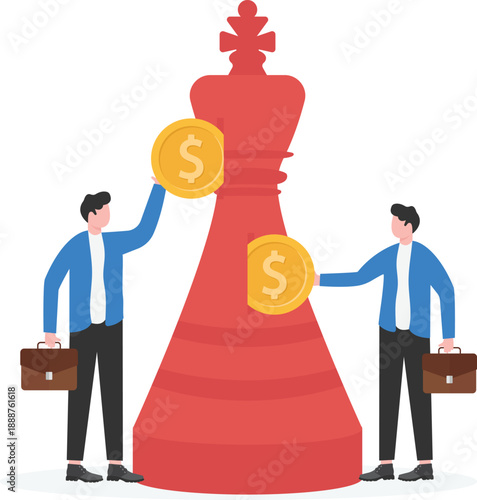 Connecting Chess King to Money Coins