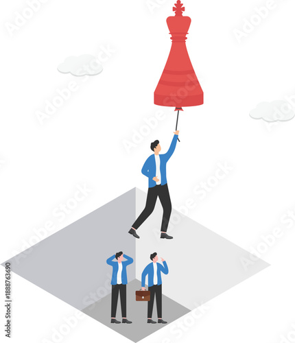 Lifting Chess King from Square Pit