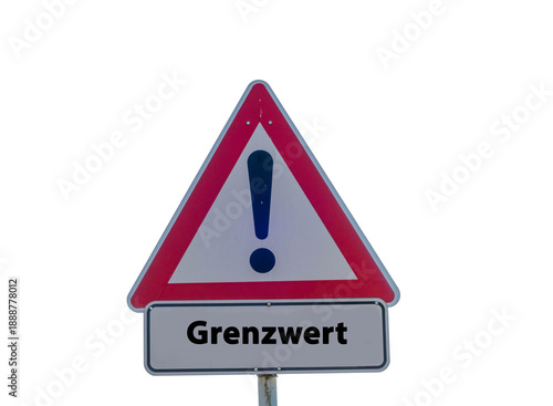 Wallpaper Mural Grenzwert Schild freigestellt Torontodigital.ca