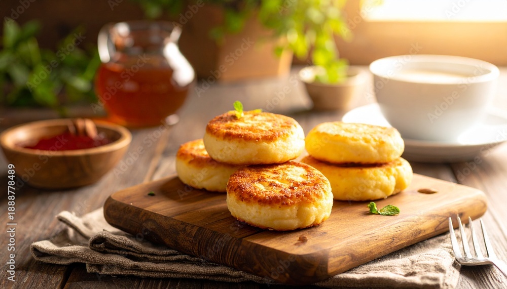 custom made wallpaper toronto digitalRussische Syrniki in herzhafter Variante