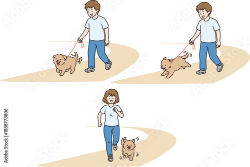 애견 반려견 강아지 일러스트 