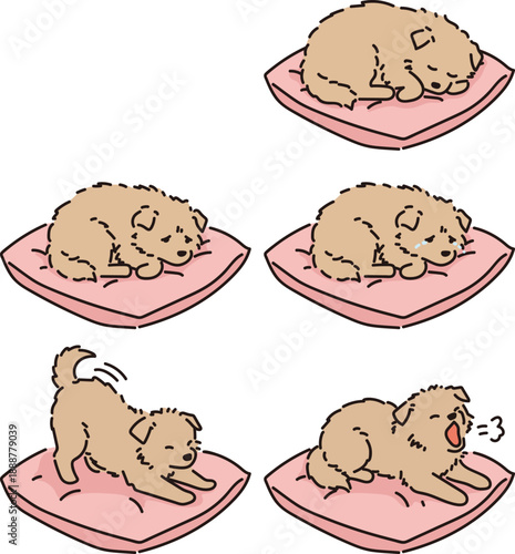 애견 반려견 강아지 일러스트 