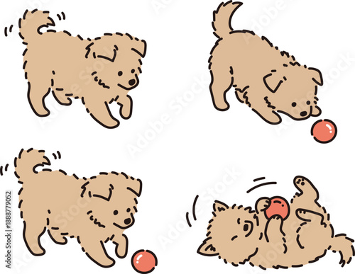 애견 반려견 강아지 일러스트 