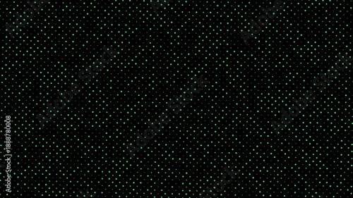 Wallpaper Mural A dark background with a dense pattern of small, glowing green dots, resembling a digital matrix or abstract texture. Torontodigital.ca