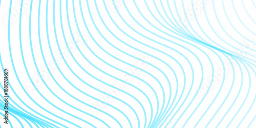 Abstract blue white color lines wave pattern texture background. Use for graphic design about fashion cosmetic summer holiday business concept.