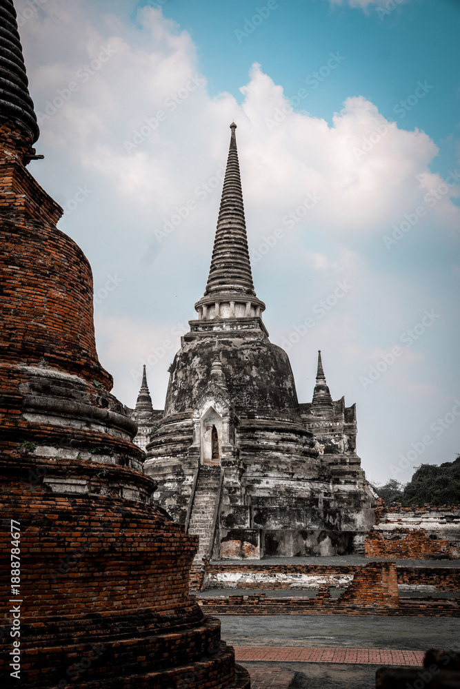 Fototapeta premium wat phra si sanphet ayutthaya thailand
