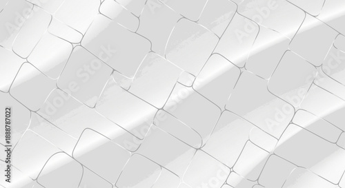 Seamless white satin fabric wave pattern