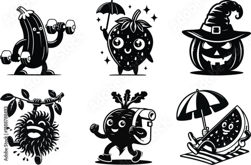 Ultimate veggie life silhouette collection featuring garden favorites for cricut enthusiasts