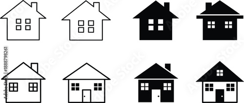 Set of ten elegant female fashion silhouettes wearing luxury evening gowns, stylish cocktail dresses, and chic summer hats for high end apparel design,