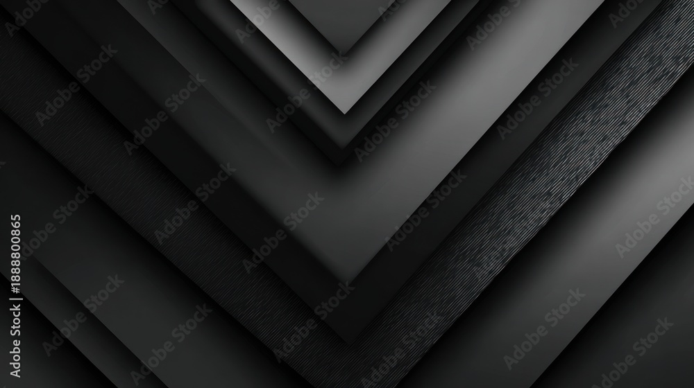 Obraz premium Abstract geometric arrowhead layered design