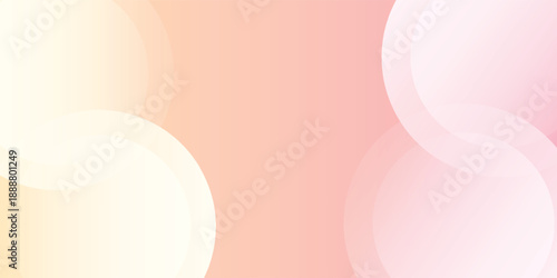 minimalist banner background frame.soft color.abstract .pink and yellow gradations.circle effect style.memphis.eps 10