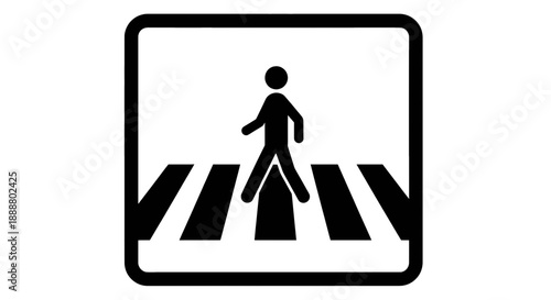 Person crossing street