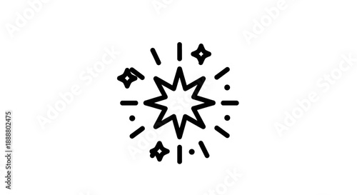 Exploding starburst illustration