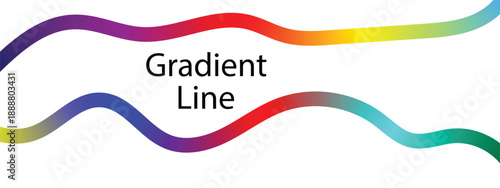 Rainbow Colored Fluid Graphic Elements