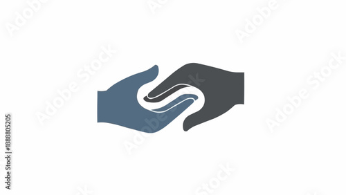 Two hands shaking in partnership.