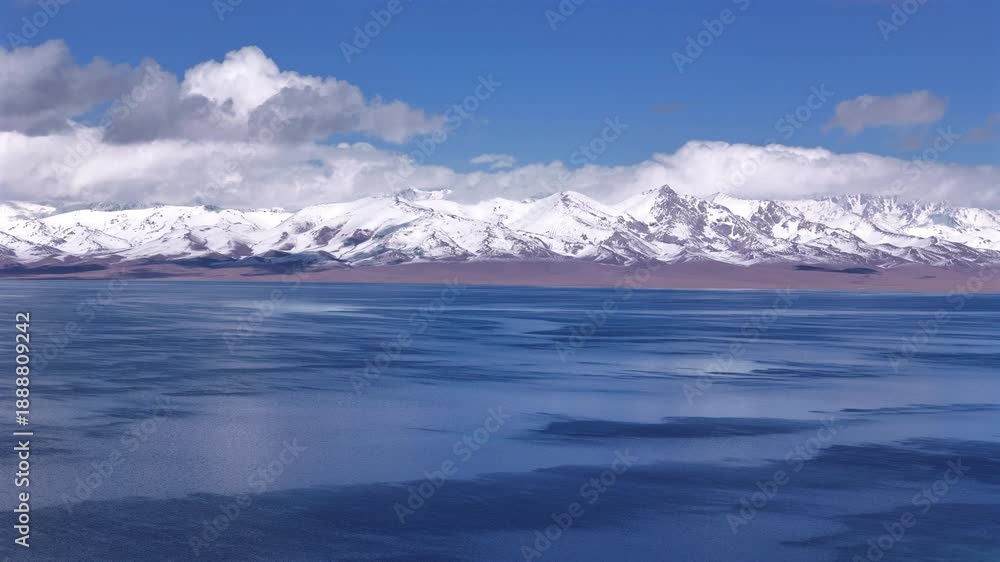 custom made wallpaper toronto digitalSnowy Mountain Range Above Song Kol Lake