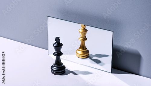 Self perception imposter syndrome confidence identity mindset concept