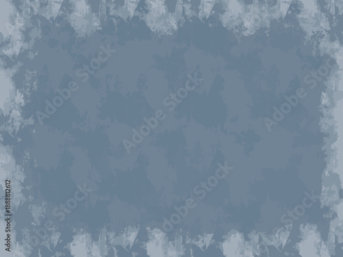 ブルーグレーの水彩にじみ背景 落ち着いた質感のナチュラル抽象ベクターデザイン/Blue Gray Watercolor Bleeding Background with Calm Texture Abstract Vector Design