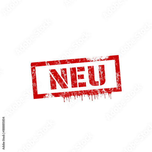 Neu - rubber stamp - vector illustration