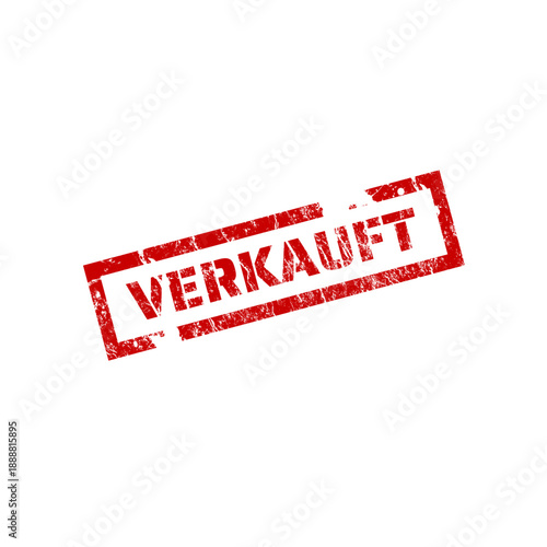 Verkauft - rubber stamp - vector illustration