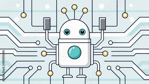 Would you like me to generate a set of similar stock-style descriptions for other tech concepts?