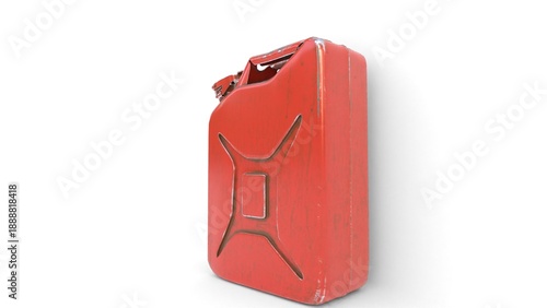 Gas Cans on white background