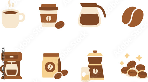 Coffee and Brewing Icons