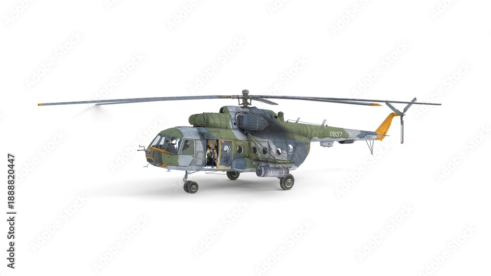 Fototapeta premium heavy army helicopters