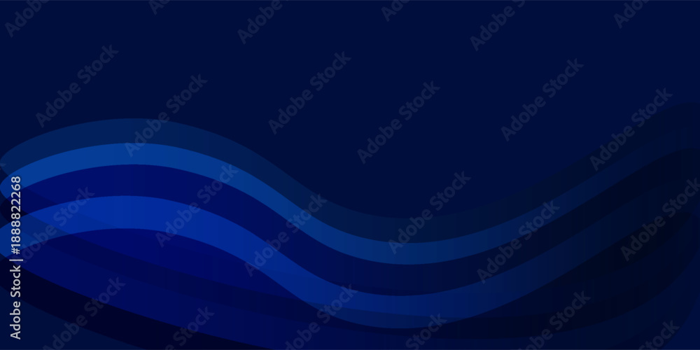 Fototapeta premium abstract gradient wave background. Its dark blue waves create a captivating atmosphere for websites, social media background