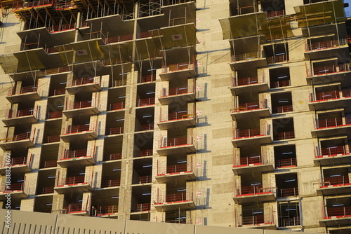 Wohnungsbau Dubai Baustelle Hochhaus