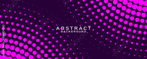 Abstract circle Halftone background. Poster, wallpaper, Landing page. Vector Illustration