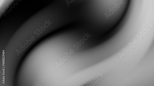 Animated Black Grey Gradient With Abstract black white grayscale blurred flowing shapes pattern suitable for backgrounds, web design, print materials, art projects, and digital presentations.