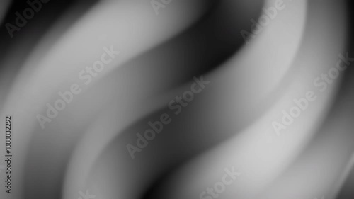 Animated Black Grey Gradient With Blurred black and white wavy lines suitable for backgrounds, website design, and artistic projects. Creative abstract shapes for digital art.